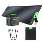 500W Portable Power Station 519.48Wh Outdoor Solar Generator Backup Battery