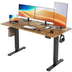 YDN 32 x 19 Inch White Electric Standing Desk