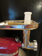 The Original Heavy duty Smokehouse Chef All-Stainless Steel meat grinder attachment. Fits Kitchen mixers