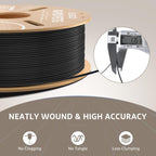 ELEGOO Rapid PETG 3D Printer Filament 1.75mm Black 10KG Bulk
