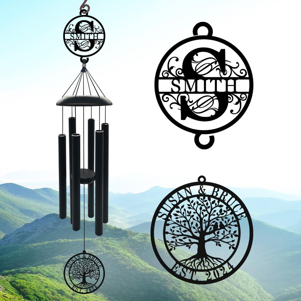 Large 44 Inch Wind Chime Personalized Retirement Wind Chimes Gift,Custom Wind Chimes for Retirement Gift,Outdoor Metal Wind Chime for Yard Garden Decor