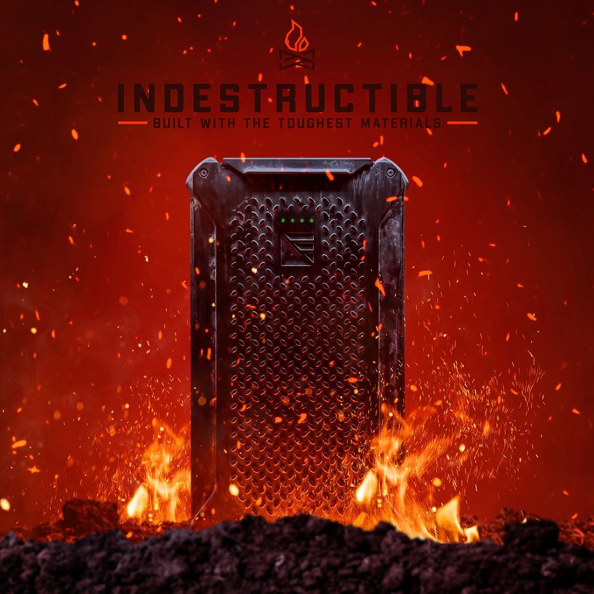 Dark Energy Poseidon Pro Indestructible Portable Charger | 10,000 mAh High Capacity | Fast Charging USB-C and USB-A Ports, Ultra-Durable Armor Flex, IP68 Waterproof, Made for Adventures Off The Grid