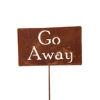 Funny Garden Stake 20 to 33 Inches Tall (No Pesticides Please, XL 33" Tall)