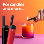 BIC EZ Reach Candle Lighter, Ultimate Wand Lighter for Candles, 12 Count