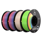 Creality PLA 3D Printer Filament, Multicolor, 12-Pack, 12KG Total