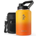 Coolflask Titan 2 Gallon Water Bottle Insulated with Large Spout Lid