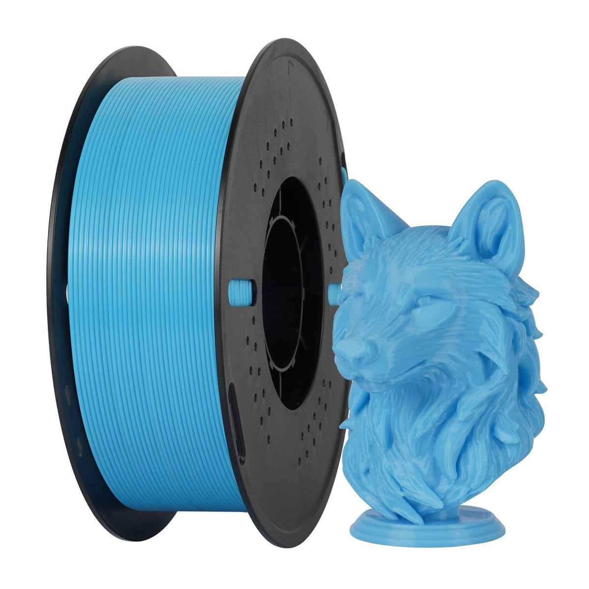 Kingroon PETG 3D Printer Filament, 10 Rolls, Dimensional Accuracy +/- 0.03 mm, 1kg Spool(2.2lbs), 1.75 mm，10KG Ten Colors Black White Grey Red Blue Green Yellow Orange Transparent Silver