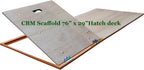 CBM Scaffold MFS Steel Framed Wood Deck 67" x 29" AKA Baker, Utility, Perry (w/Hatch)