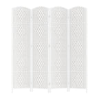 HALLYBEE Room Divider Panel,8 Panel Partition Room Dividers, Dark Mocha