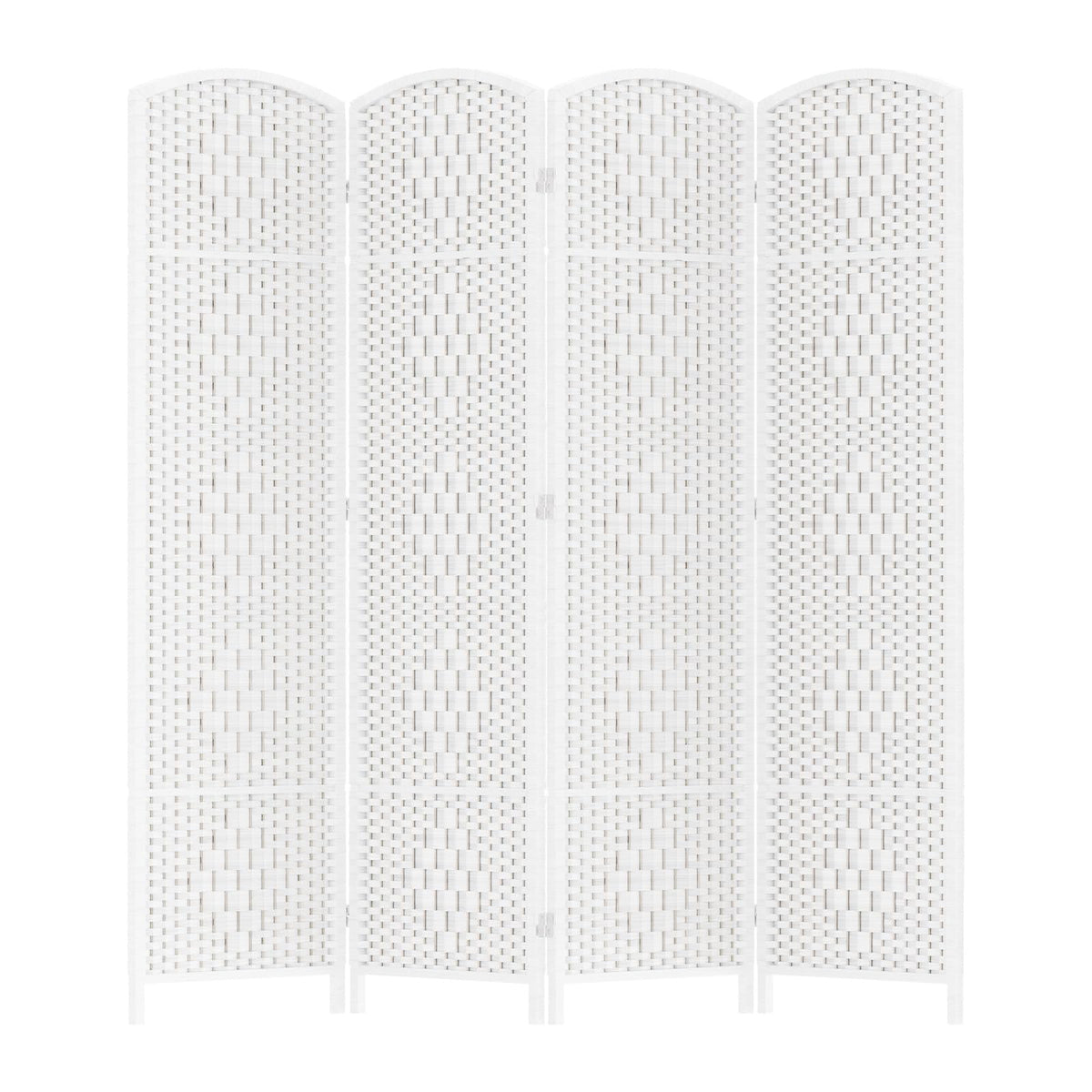 HALLYBEE Room Divider Panel,8 Panel Partition Room Dividers, Dark Mocha