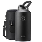 BUZIO 2 Gallon Water Jug Insulated Insulated with Fixed-Angle Large Handle