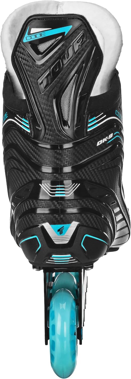 Tour Code DK9 Roller Hockey Skates, Inline Hockey Skates, Black