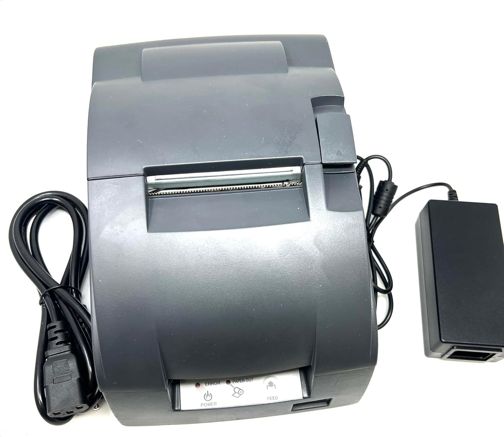 Epson C31C514653 TM-U220B Receipt Printer - Two-Color - DOT-Matrix - 6 LPS - 16 CPI - 9 PIN Print (Renewed)