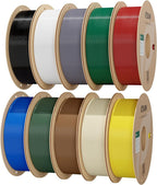 eSUN PLA+ Filament 3D Printer Filament 10KG Classic 10 Colors Bundle