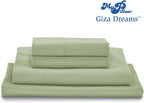 MyPillow Giza Dreams Bed Sheets, 100% Certified Giza Egyptian Cotton, Deep Pocket, Sateen Weave [Queen, Sage]