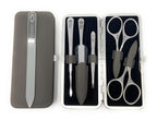 Niegeloh Solingen TopInox Surgical Stainless Steel Luxuries Manicure Set Grooming kit In Quality Nappa Leather Case Made in Germany Plus BONUS: SHPITSER Crystal Glass Nail File