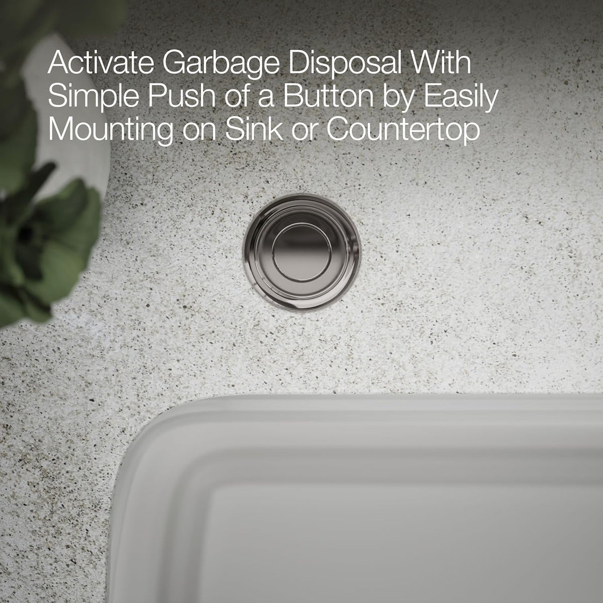 Kohler 35723-TT K-35723-TT Garbage Disposal Air Switch Kit, Vibrant Titanium