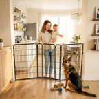 FXW Dog Gate, Extra Wide Adjustable for Openings Up to 165", 32" H