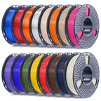 SUNLU PLA+ Filament 1.75mm, 16 Pack 250g Spools, Upgraded Formula