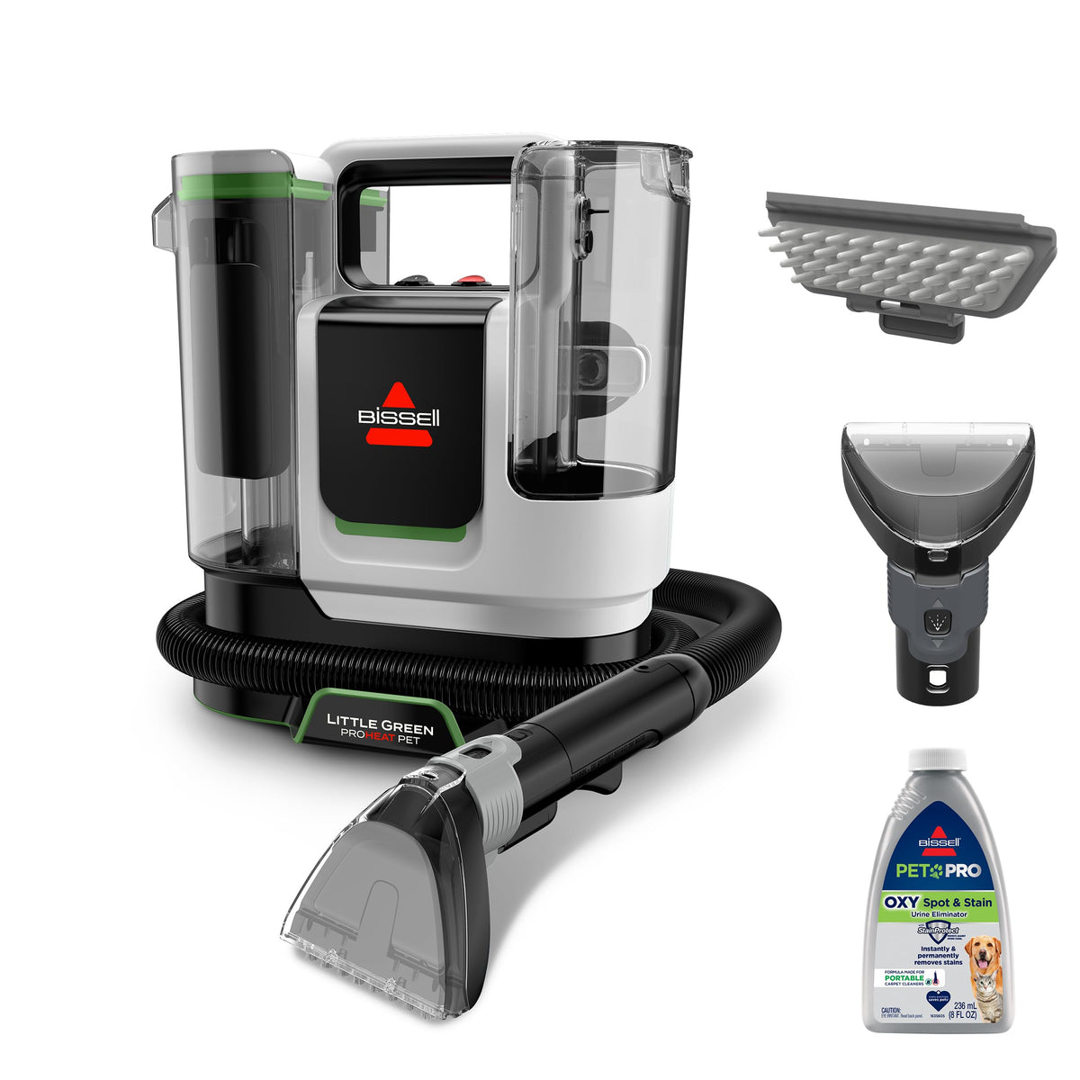 BISSELL Little Green Max Pet Portable Carpet Cleaner, 3860