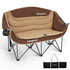 KingCamp Double Camping Chair, Heavy Duty 660lbs Folding 2 Person Chair