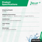 Zoeller 540 FLEX Water-Powered Backup Sump Pump System