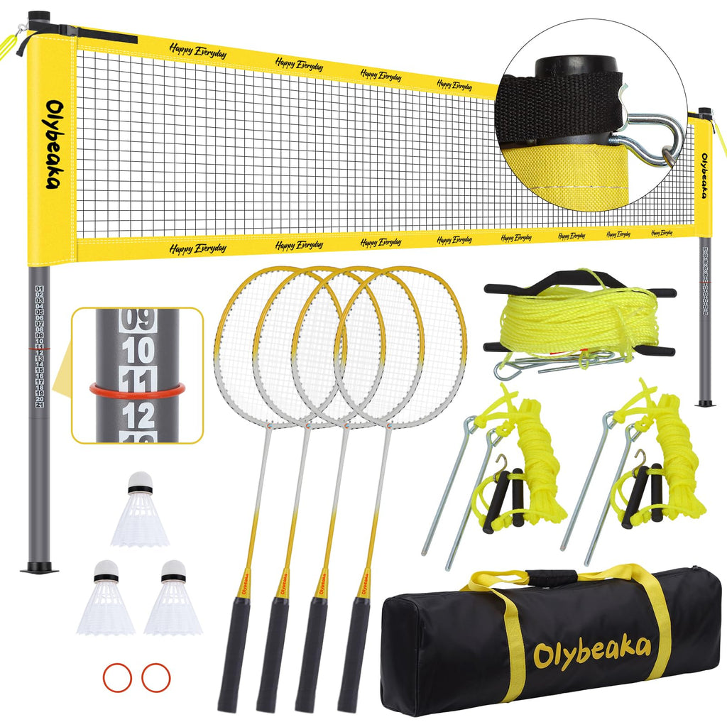 20FT Portable Outdoor Badminton Set for Backyard