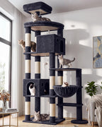 Globlazer Giant Cat Tree for Indoor Large Cats, 83in, F83, Dark Grey