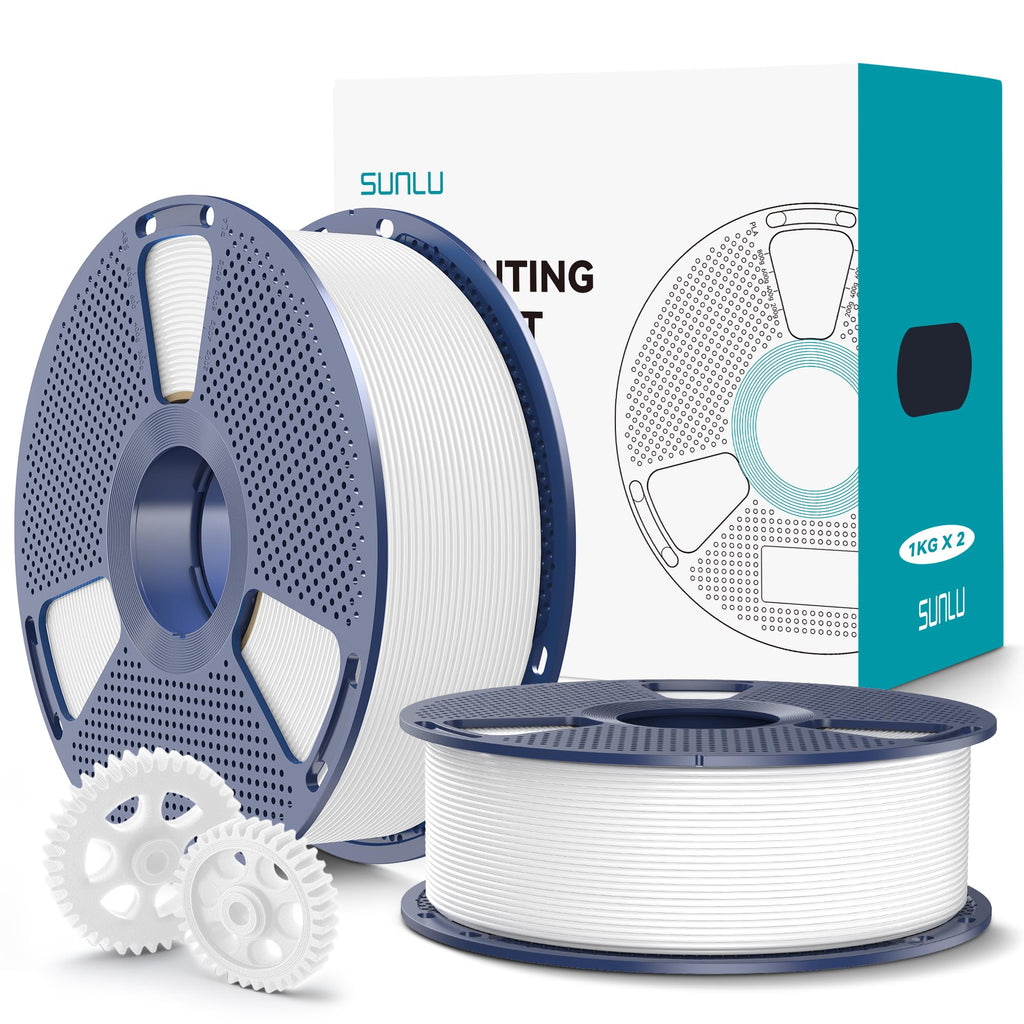 SUNLU PLA+2.0 3D Printer Filament, Multicolor, 10-Pack (10KG)