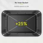 EKO 21 Gallon Touchless Motion Sensor Kitchen Trash Can, Stainless Steel