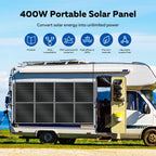 400W Portable Solar Panel for Power Station, Foldable Solar Panels