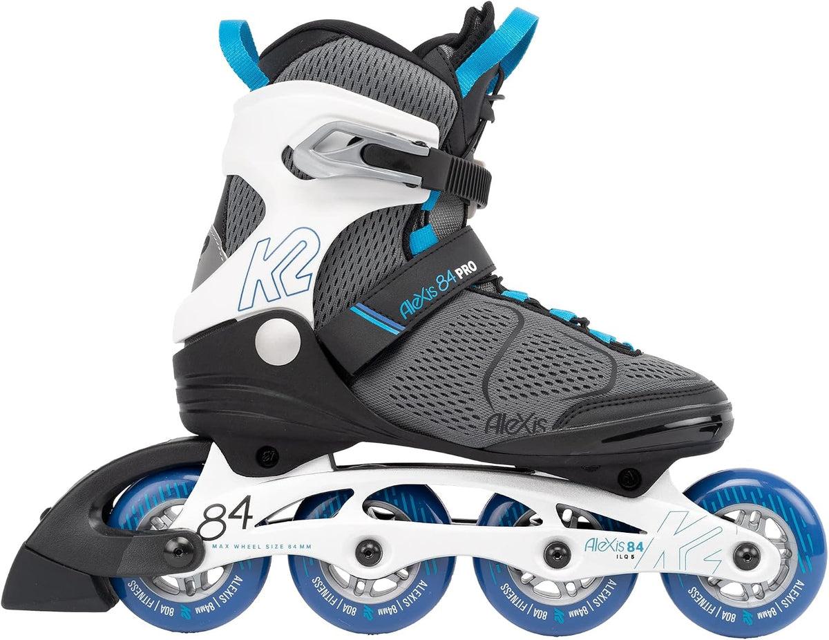 K2 Alexis 84 Pro Gray-Blue Womens Inline Skates