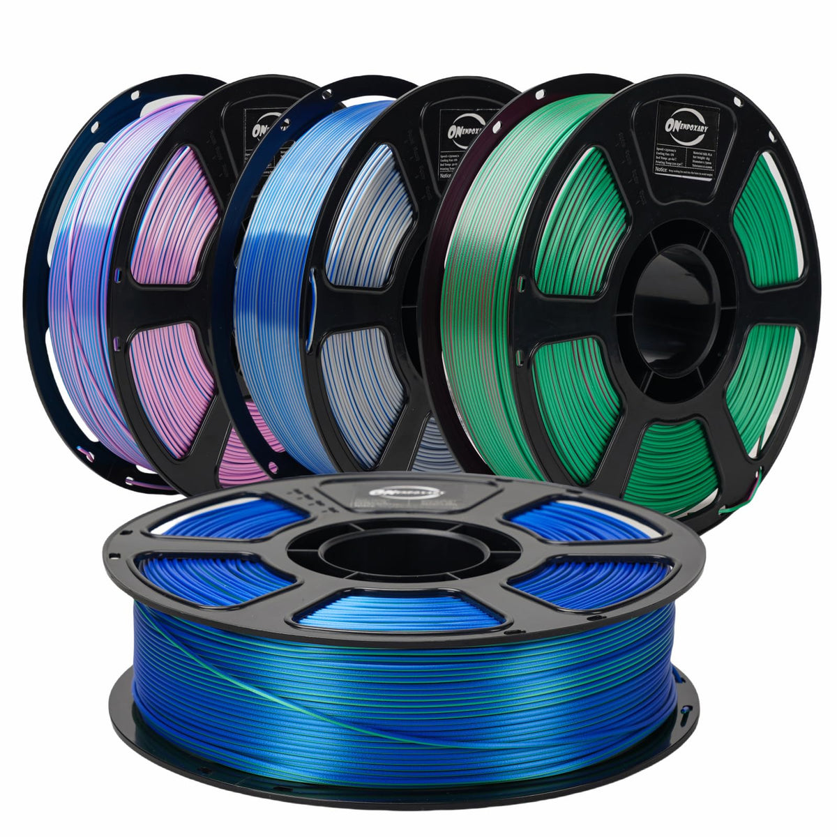 PLA Plus 3D Printer Filament 1.75mm,8 Color 8KG FDM Spool
