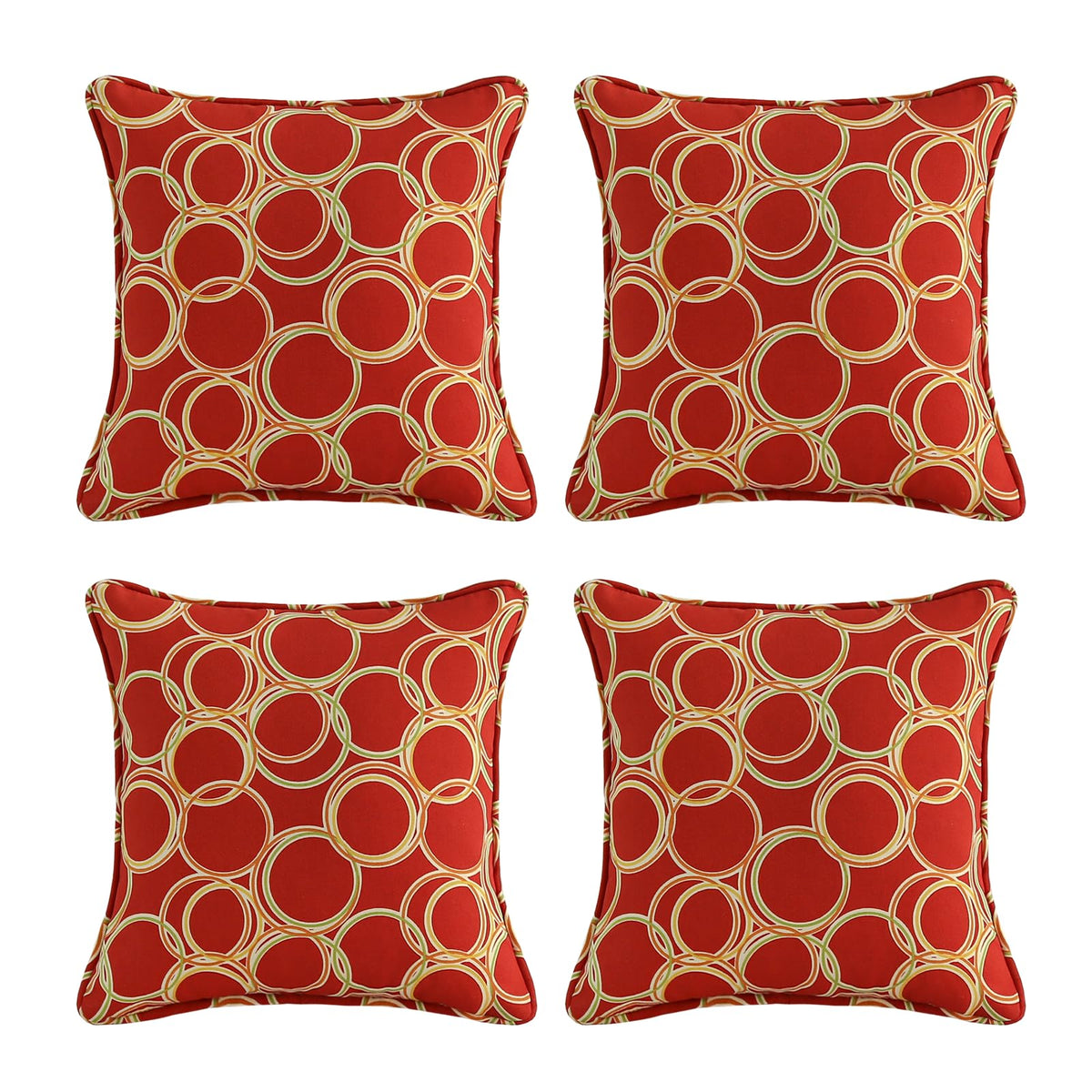 Outdoor Sunbrella Decorative Pillows Pack of 4, 20" x 12" Outdoor Pillow Set for Couch Bed Throw Patio Sofa, Airies Marble