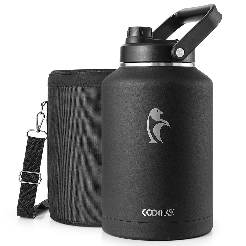 Coolflask Titan 2 Gallon Water Bottle Insulated with Large Spout Lid
