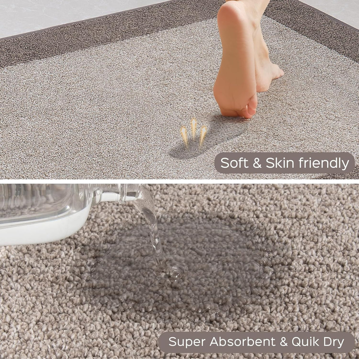 Runner Rug 24" x 96" for Kitchen, Floor, Hallway, Roll Packing