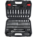 Amazon Basics Mechanic's Socket Tool Set With Case, Metric Sizes, 145-Piece