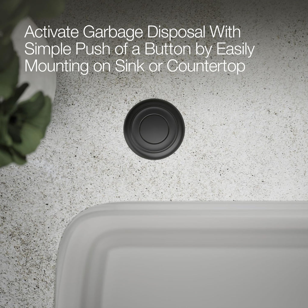 Kohler K35723-BL Garbage Disposal Air Switch Kit Matte Black