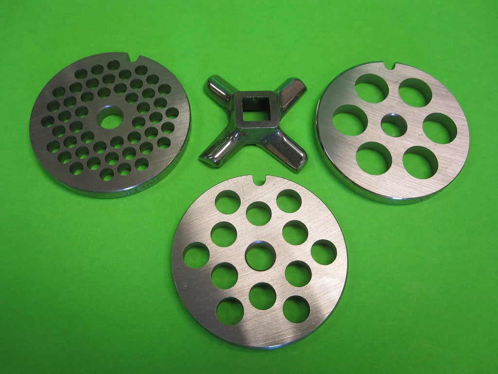The Original Heavy duty Smokehouse Chef All-Stainless Steel meat grinder attachment. Fits Kitchen mixers