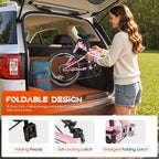 Betterland 20 inch Folding Bike, Foldable Bicycle for Adults with 7 Speed Derailleur, Lightweight Collapsible Bicycle for City Commuting, Fold Up Bike Men Women Teenagers