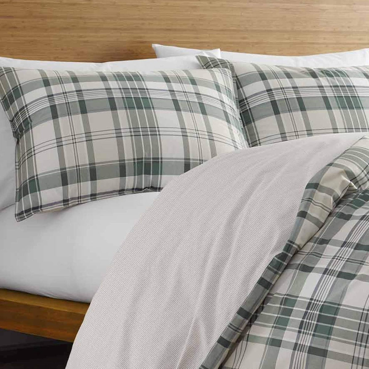 Eddie Bauer - Queen Duvet Cover Set with Shams