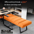 Padded Folding Chairs Backrest Adjustable In 6 Levels,folding Chairs Sit Or Lie Down,folding Chair With Armrests,folding Chairs For Office And Lunch Break,padded Folding Chairs With One-piece Frame (