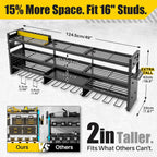 Large 49''Wide Power Tool Organizer Wall Mount, Charging Station