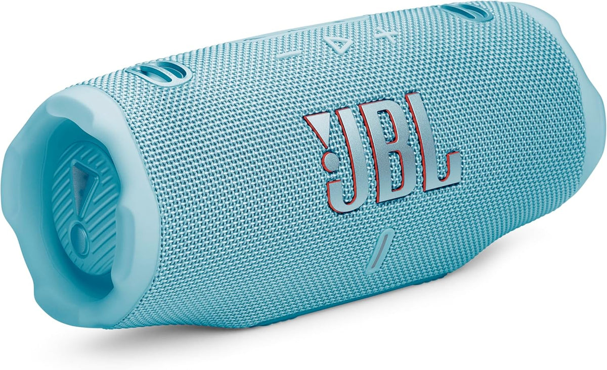JBL Charge 6 - Portable Waterproof & Drop-Proof Bluetooth Speaker, Bold Pro Sound with AI Sound Boost, 28Hrs of Playtime, Built-in powerbank & Comes with a Sturdy/Removable Carrying Strap (Squad)