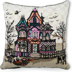 MACKENZIE-CHILDS Throw Pillow, 20x20, Frankenstein