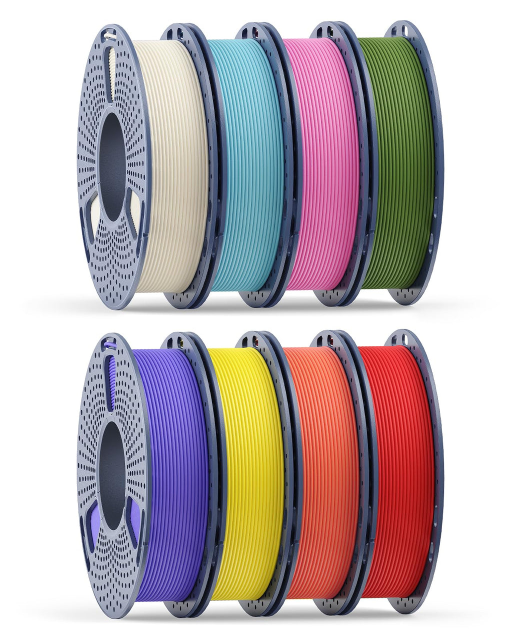 SUNLU PLA+ Filament 1.75mm, 16 Pack 250g Spools, Upgraded Formula