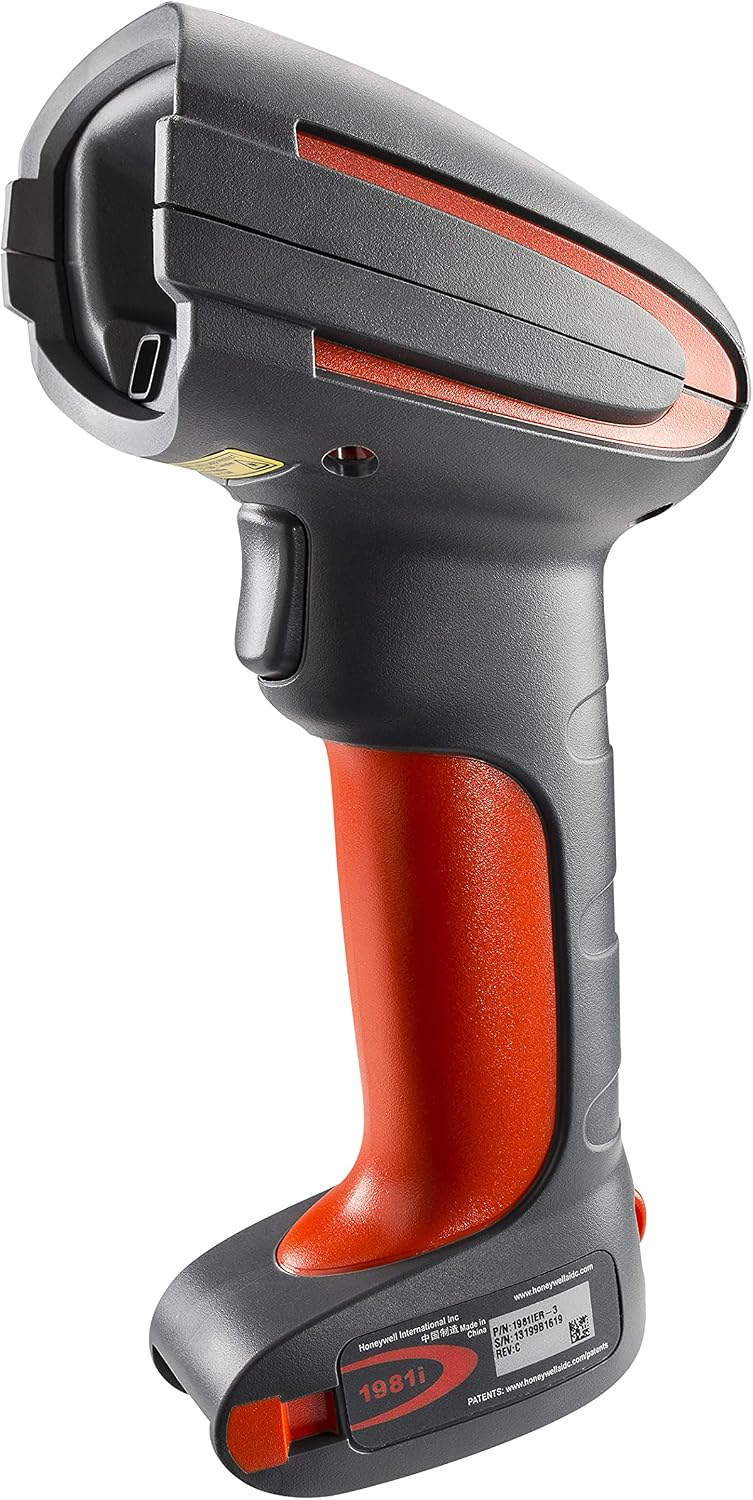 Honeywell Granit 1980i Industrial Barcode Scanner, Full Range, 2D/1D/QR Code, 1980IFR-3USB-N, Corded USB Cable Included (Renewed)