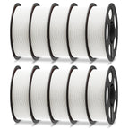 ANYCUBIC PLA Plus (PLA+), 3D Printer Filament 1.75mm Bundle, High Toughness, 1KG Spool, Black, White, Texture Grey, Pink, Red, Blue, Green, Orange, Yellow, Purple, 10KG in Total