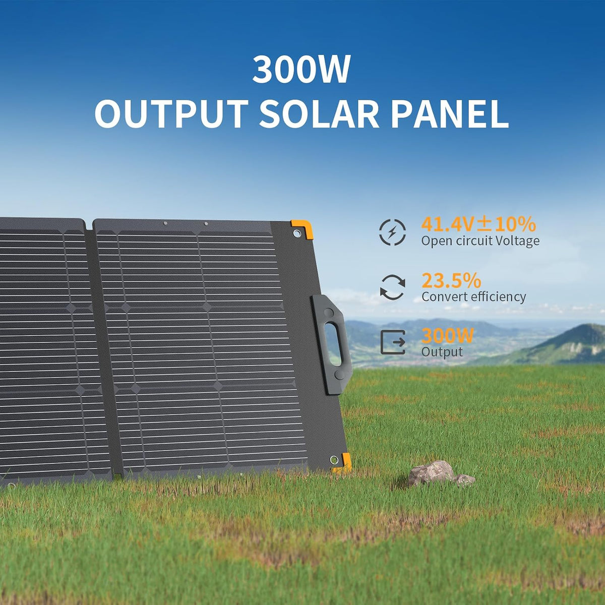 PECRON 300 Watt Solar Panel, Portable Solar Panel for Power Station