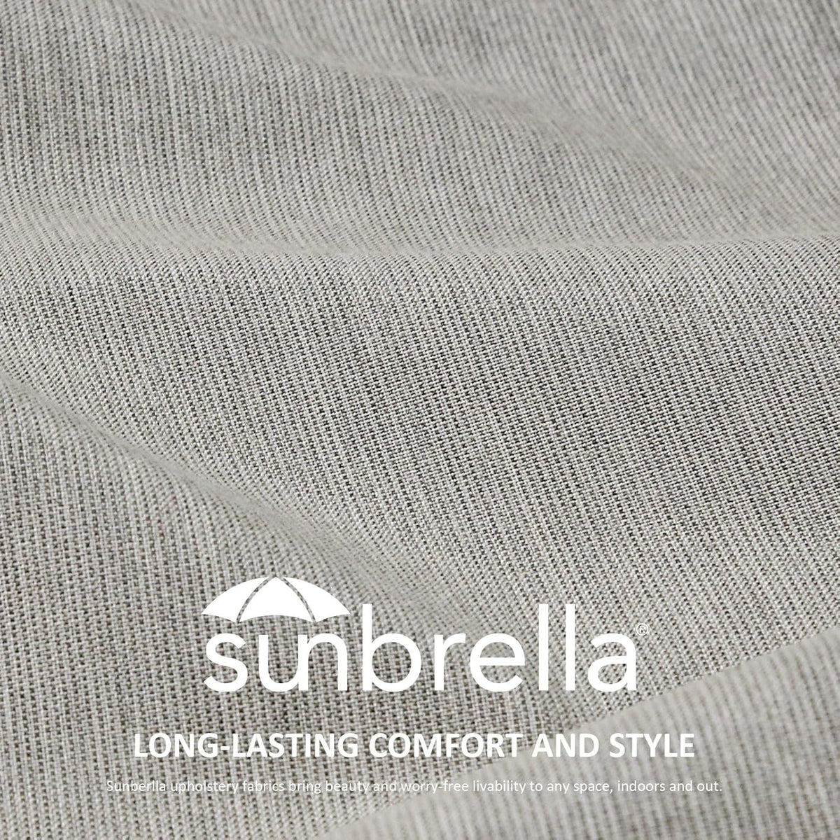 Sunbrella Decorative Outdoor Water Repellent Throw Pillows with Inserts, Set of 4, 18" x18" Pillows for Patio, Backyard, Bed, Couch, and Patio Furniture, Specrtum Pebble